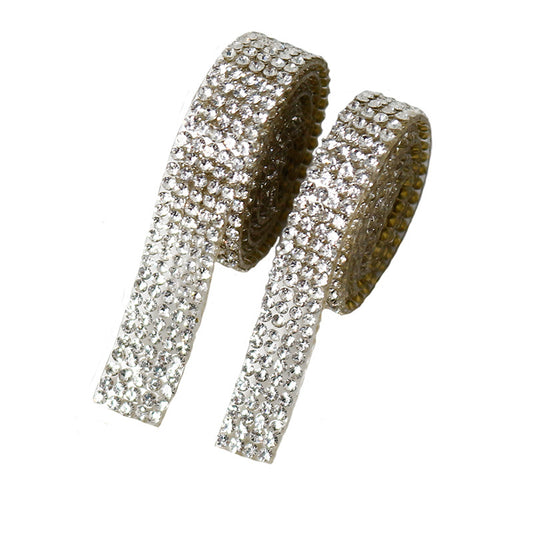Rhinestone Belt and Waistband DIY Back Glue Hot Drilling