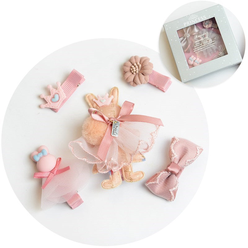 Children's card hair accessories set