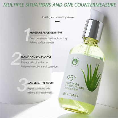 Aloe Gel Moisturizing Lotion Facial Cream Perfectly Plain Moisturizing And Smooth Skin Care Products